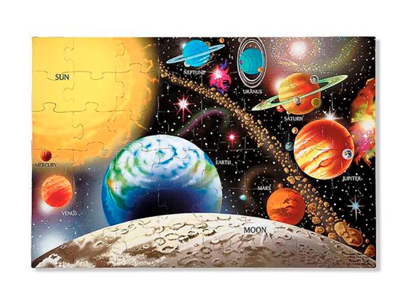 Melissa & Doug Solar System Environment Floor Puzzle, Item Number 077010